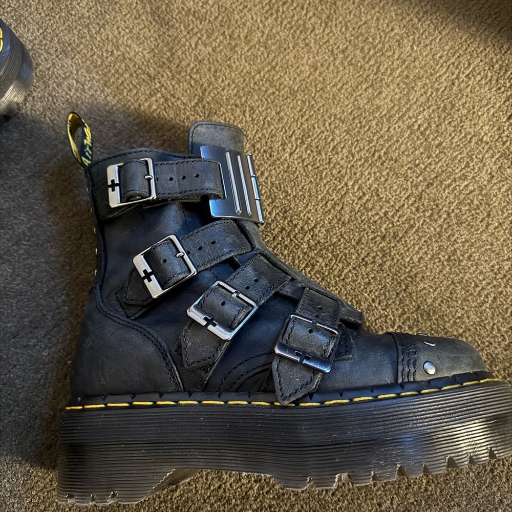 Dr. Marten’s Jadon Studded Hinge Buckle Boot